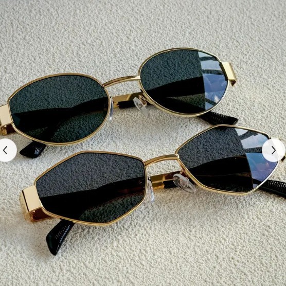 Women'S Fashion Eyeglass Frames - Модные круглые металлические солнцезащитные очки для