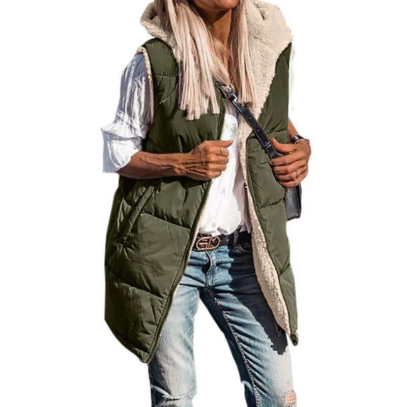 Sherpa Coat Women - Двусторонние женские зимние пальто 2023 года: