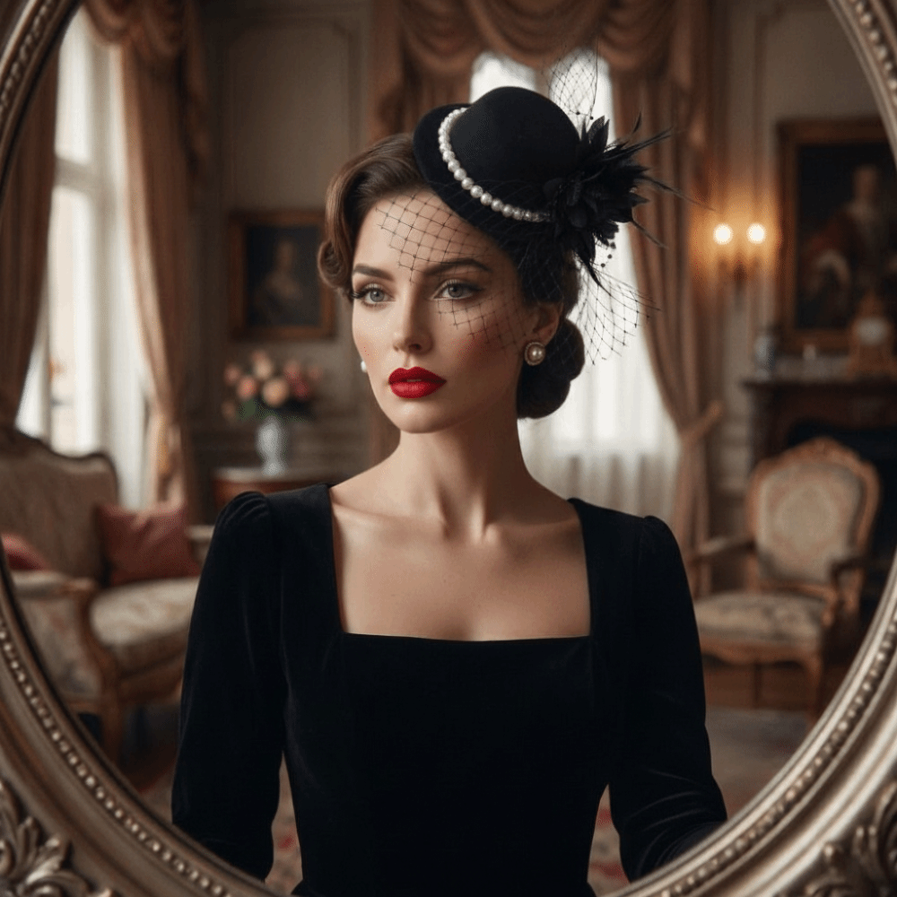 Women'S Fashion Of The 1920S - Изысканный винтажный фасцинатор: элегантный цветочный головной