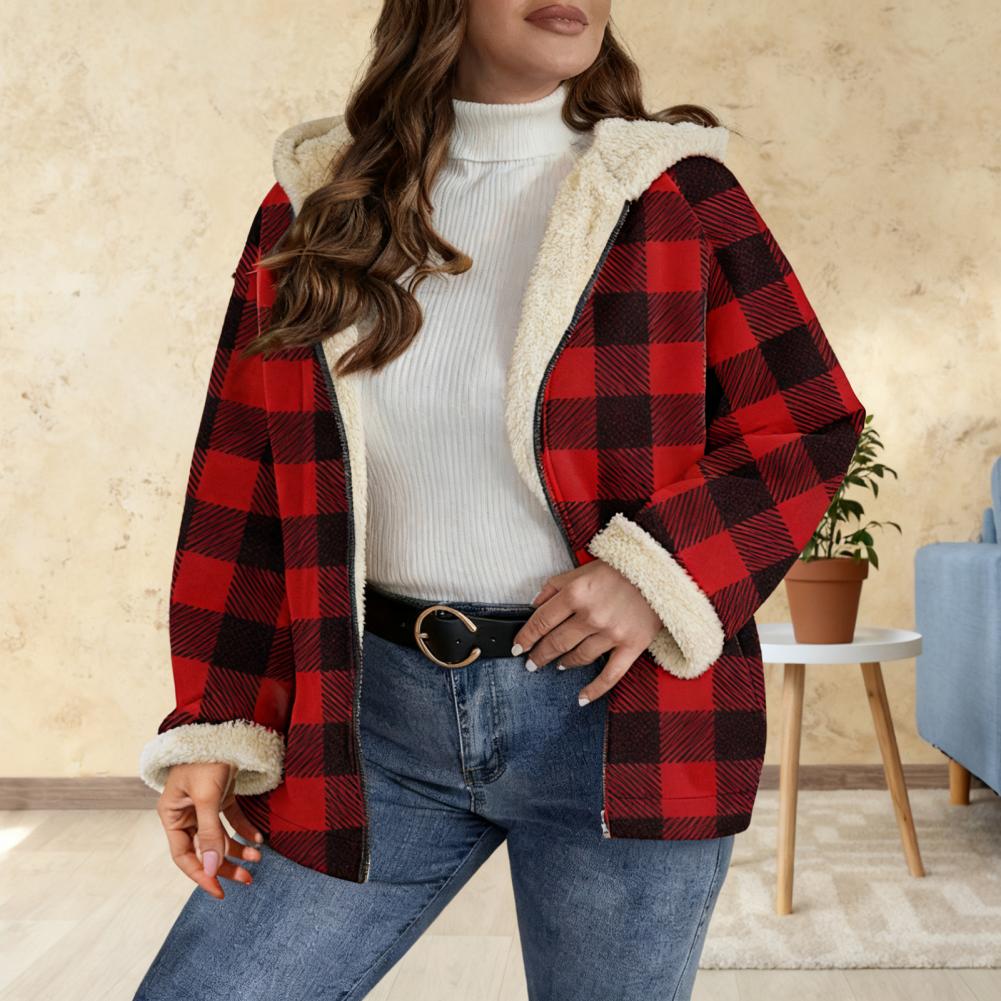 Женская куртка-рубашка в клетк – обзор и цена Sherpa Coat Women