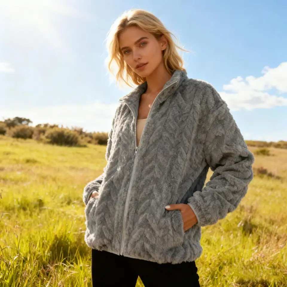 Зимнее пальто женское флисовое – обзор и цена Sherpa Coat Women