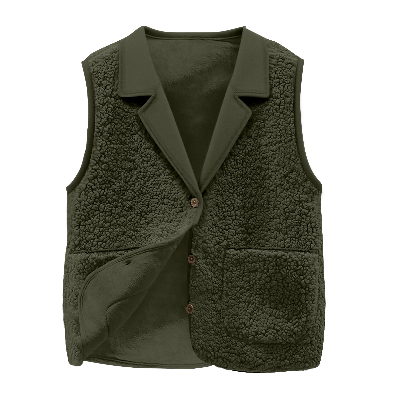 Женский флисовый жилет из шерп – обзор и цена Sherpa Coat Women