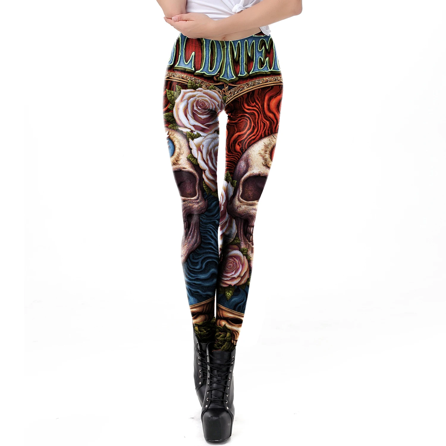 Модные леггинсы с принтом чере – обзор и цена Women'S Fashion Leggings